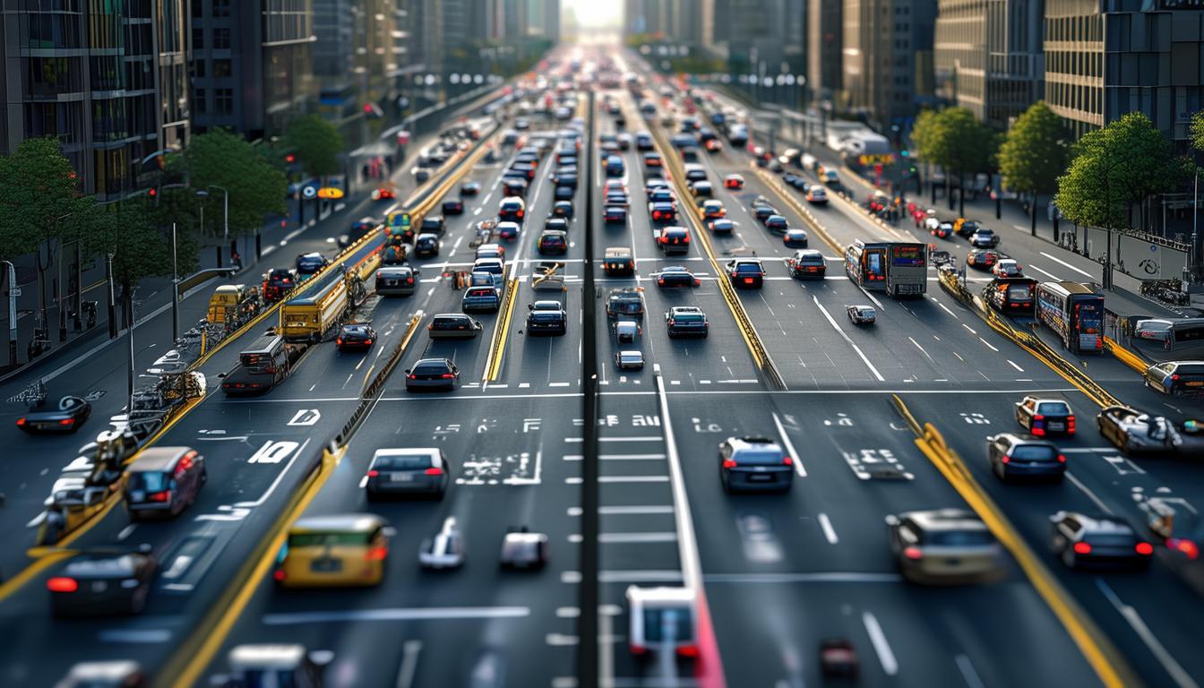 如何通过7:30的交通状况解析城市脉络？-图1