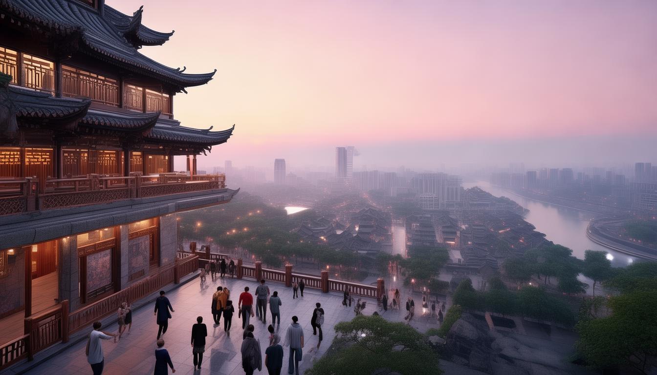 清晨7:30-9:30登黄鹤楼，如何尽览江城美景？-图2