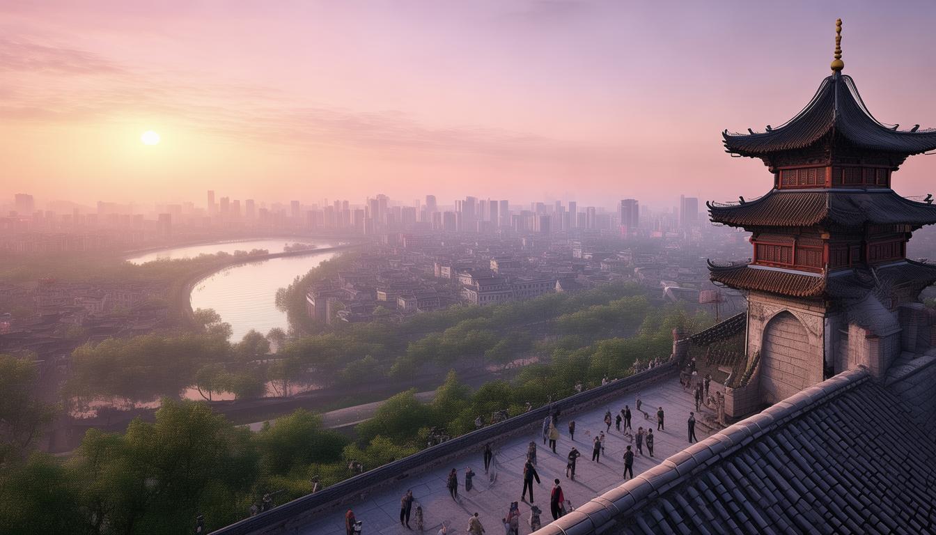清晨7:30-9:30登黄鹤楼，如何尽览江城美景？-图3