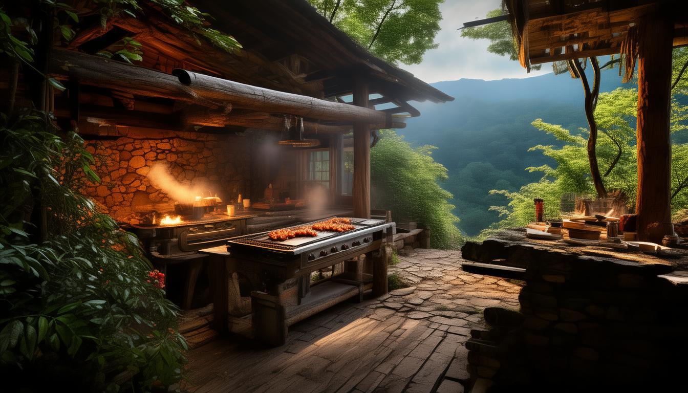 铁山坪山腰藏有露天厨房？揭秘花椒鸡烧烤区独特体验-图3