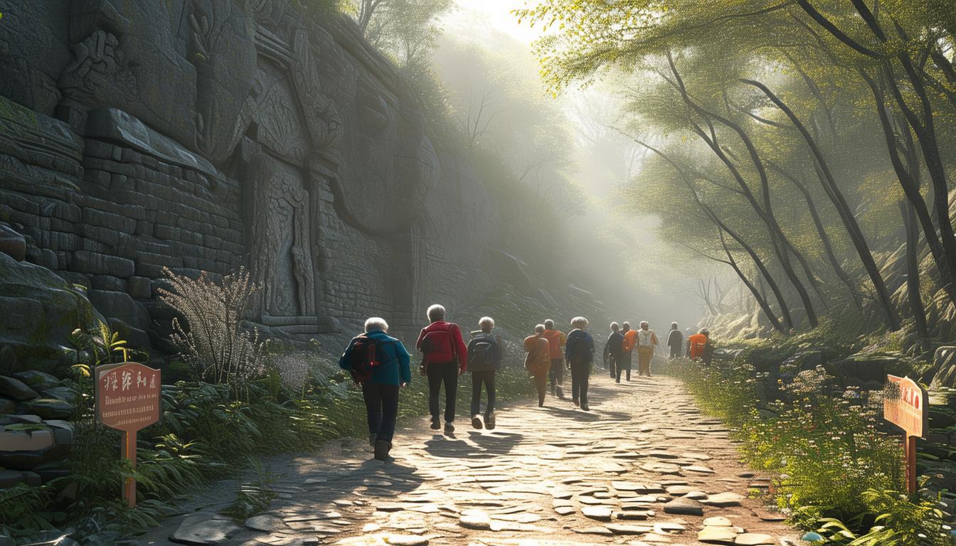 清远太和古洞为何成为银发族清晨登山圣地？-图1