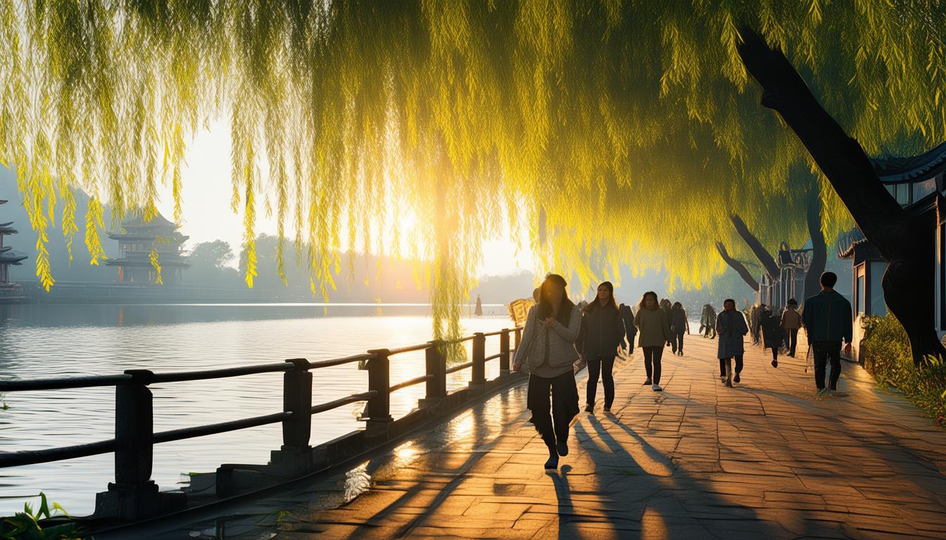 杭州西湖清晨漫步，如何捕捉最美晨曦？-图2