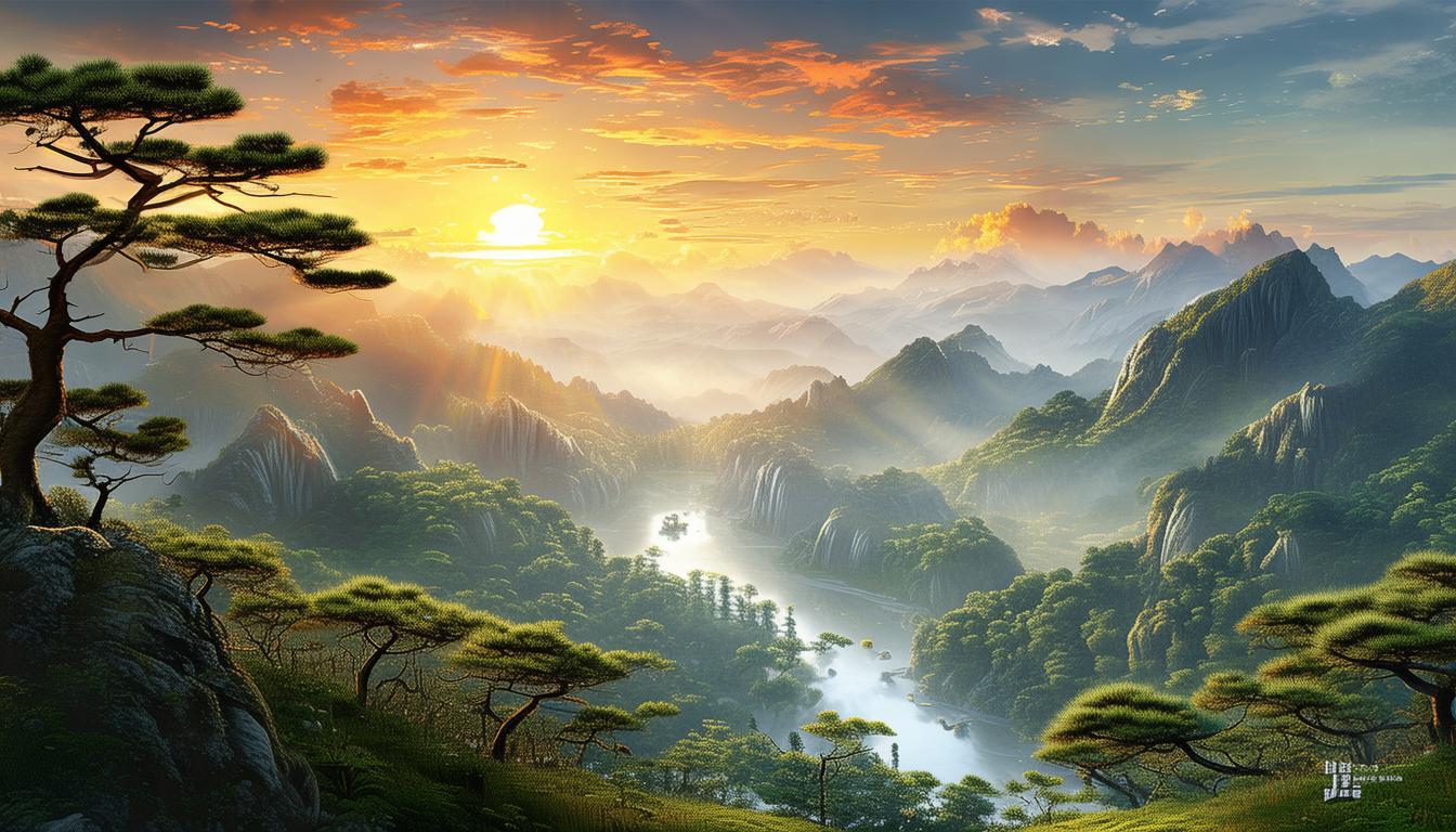 8:00的山水画卷初展开，哪里能欣赏到最美晨景？-图1