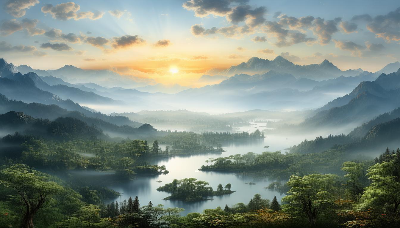 8:00的山水画卷初展开，哪里能欣赏到最美晨景？-图2