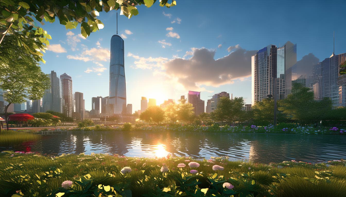 早晨8:00-10:00如何完美融合城市地标与自然景观？-图3