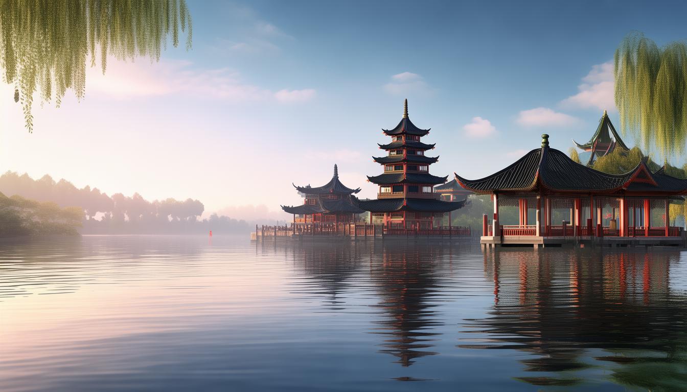 为何西湖晨光被誉为水墨画卷？-图2