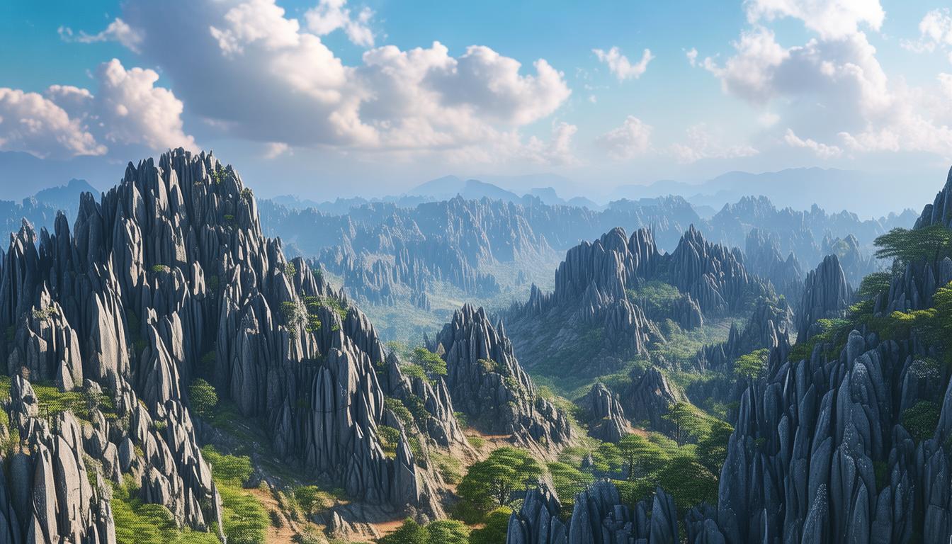 高原喀斯特地貌的奇观在哪里？探索石林风景区的自然奇迹！-图3