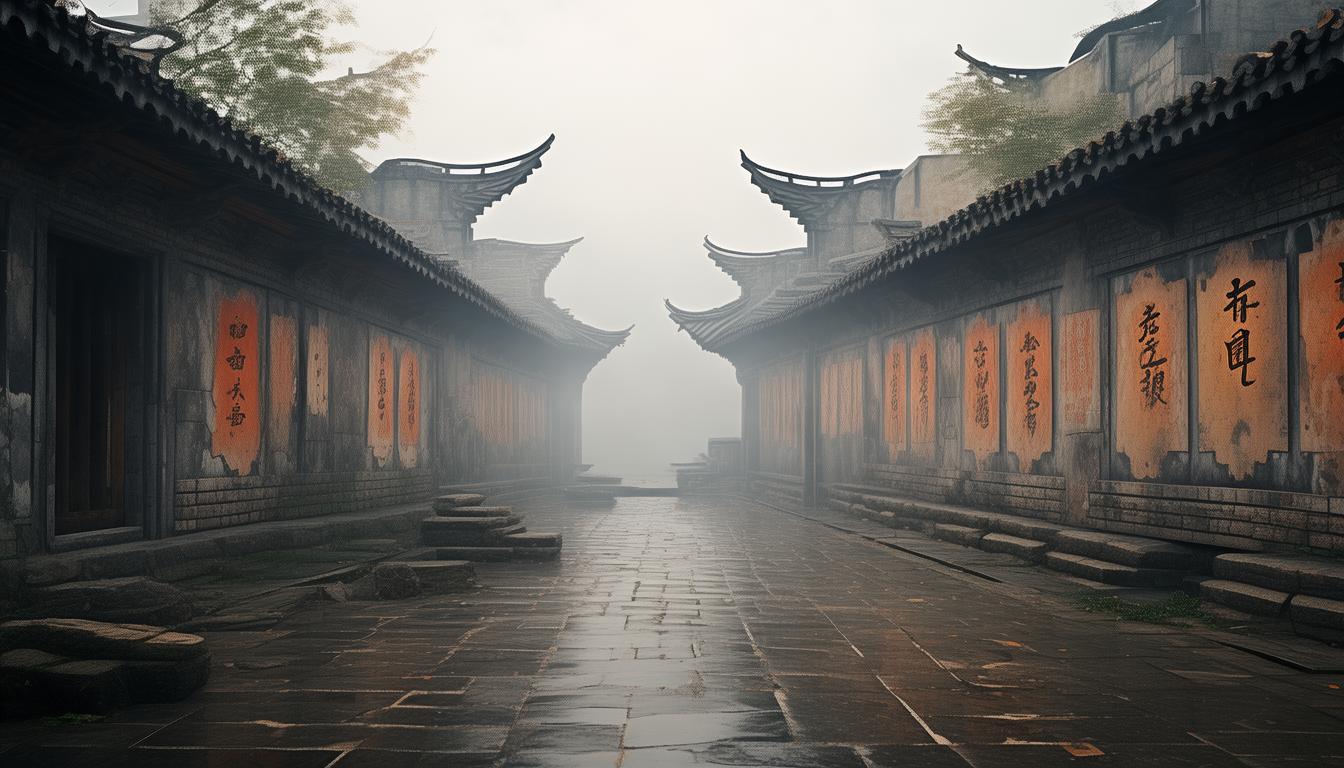 探秘婺源李坑，晨雾中的马头墙为何宛如水墨画卷？-图1