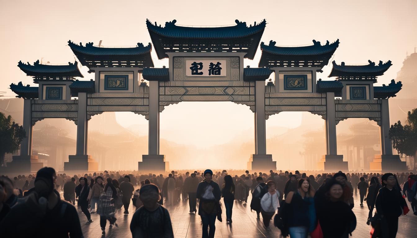 清晨的芒街国门有多活力四射？，核心关键词， 芒街、国门、清晨、活力-图2