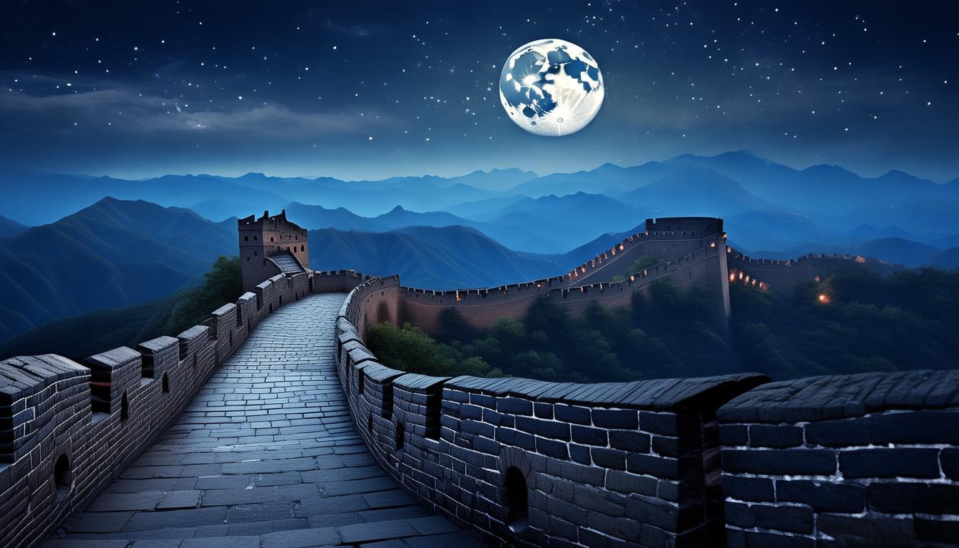 慕田峪长城夜景真的像一条巨龙吗？-图1