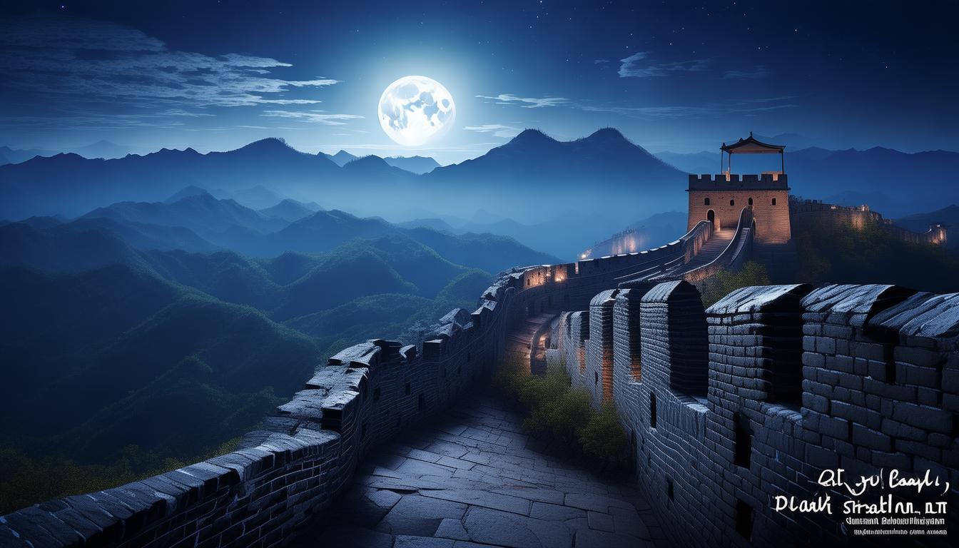 慕田峪长城夜景真的像一条巨龙吗？-图2