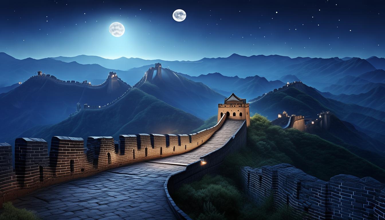 慕田峪长城夜景真的像一条巨龙吗？-图3