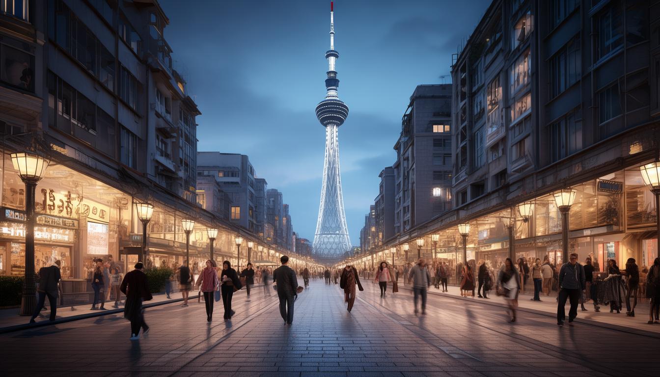 天津天塔周边怎么漫步都市繁华与诗意？-图2