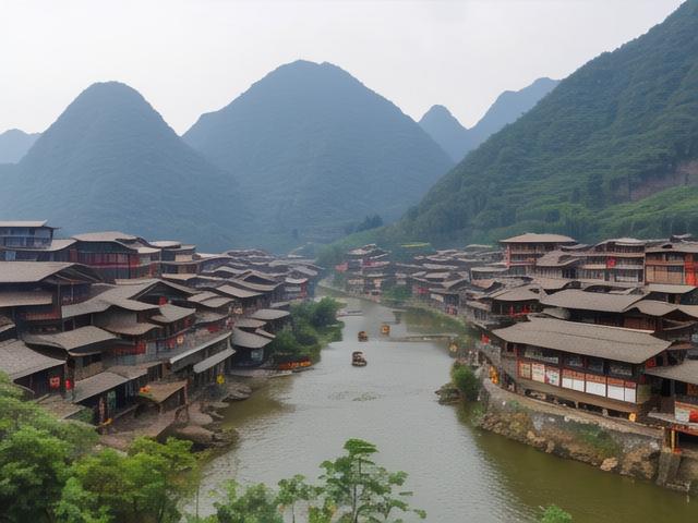 根据您的要求，直接生成的简洁、SEO友好的疑问标题如下，，德夯苗寨为何被誉为山水间的民族画卷？，说明，，疑问句式， 使用为何开头，符合要求，能引发好奇，提高点击率。，核心关键词前置， 德夯苗寨作为核心关键词放在最前面，利于SEO识别和排名。，保留核心描述， 山水间的民族画卷这一核心亮点和意象被完整保留，清晰传达主题。，简洁明了， 整个标题简洁流畅，信息明确，易于理解。-图3