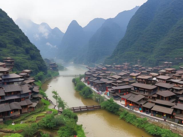 根据您的要求，直接生成的简洁、SEO友好的疑问标题如下，，德夯苗寨为何被誉为山水间的民族画卷？，说明，，疑问句式， 使用为何开头，符合要求，能引发好奇，提高点击率。，核心关键词前置， 德夯苗寨作为核心关键词放在最前面，利于SEO识别和排名。，保留核心描述， 山水间的民族画卷这一核心亮点和意象被完整保留，清晰传达主题。，简洁明了， 整个标题简洁流畅，信息明确，易于理解。-图4