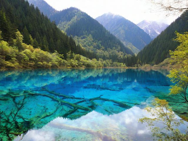 九寨沟为何被誉为人间仙境的色彩天堂？-图2