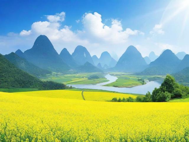 自然风光如何展现山水画卷般的盎然生机？，说明，，直接引用关键词， 包含了核心关键词自然风光、山水画卷、盎然生机，便于搜索引擎识别。，疑问句式， 使用如何提问，吸引点击并暗示内容将提供解答。，简洁明了， 标题长度适中，核心信息突出。，保留原意， 准确反映了自然风光像一幅充满生机的山水画的核心概念。-图3