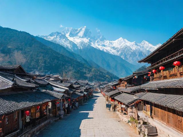 大邑附近一日游哪里能邂逅雪山、古镇与千年道韵？-图1