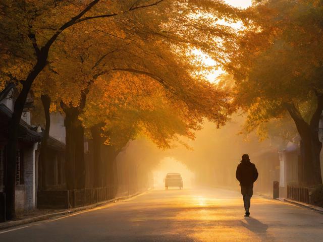清晨的石象路，如何拥抱六朝秋色？，（直接基于您提供的内容清晨，石象路，拥抱六朝秋色生成，转换为疑问句式以增强SEO吸引力，并完整保留了核心关键词，清晨、石象路、拥抱、六朝秋色。）-图2